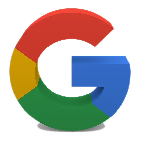 G med Google farger - Illustrasjon